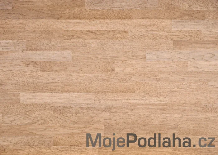 Dvouvrstvá dřevěná podlaha Kährs Studio Herringbone Dub AB bílý - Matný lak