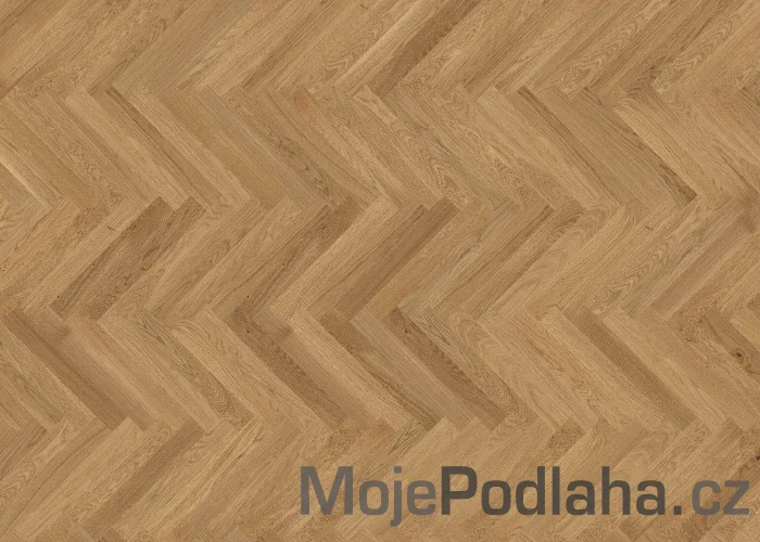 Dvouvrstvá dřevěná podlaha Kährs Studio Herringbone Dub CD - Přírodní olej