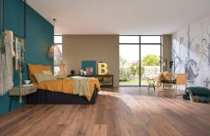 Eko plovoucí vinylová podlaha Wineo Purline 1000 wood XL Rustic Oak Nougat HDF