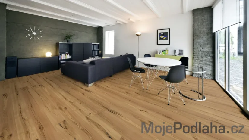 Třívrstvá dřevěná podlaha KPP Dub Sokrates