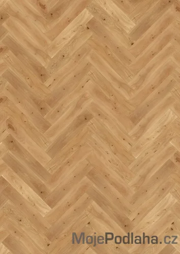 Dvouvrstvá dřevěná podlaha Kährs Herringbone Dub CD přírodní olej