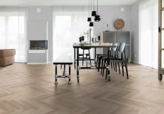 Eko vinylová podlaha lepená Wineo Purline 1200 wood XS Herringbone Cheer For Lisa