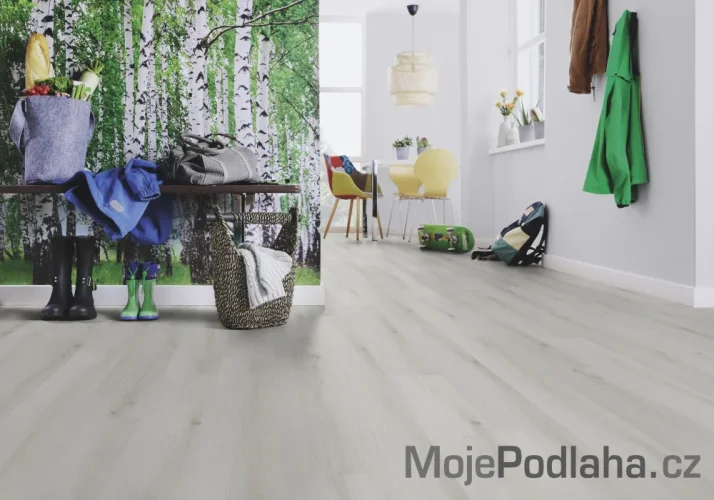 Plovoucí vinylová podlaha KPP Home Click HDF Arctic Oak Light Grey
