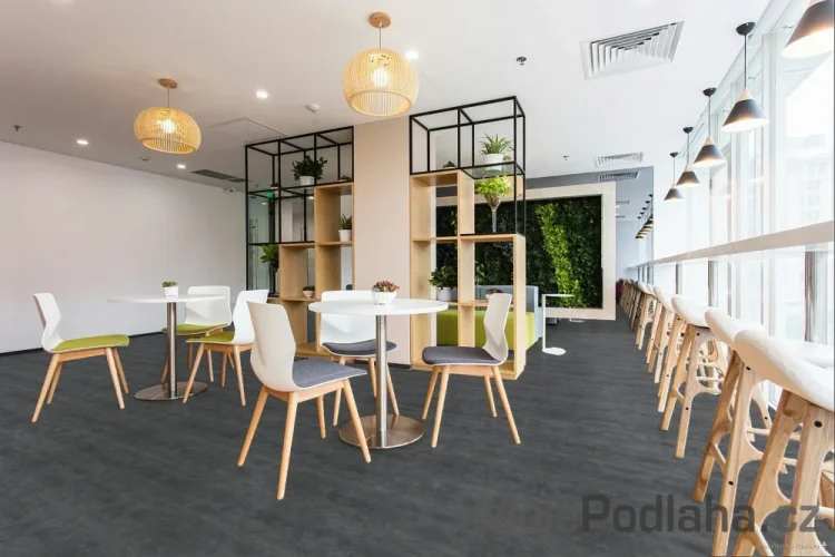 Vinylová podlaha lepená Fatra Thermofix PRO Stone Beton Grafit
