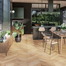 Třívrstvá dřevěná podlaha Alpod Artisan Chevrone Dub Ardenne