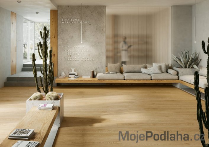 Vinylová podlaha lepená Gerflor Creation 55 Lounge Oak Natural EIR