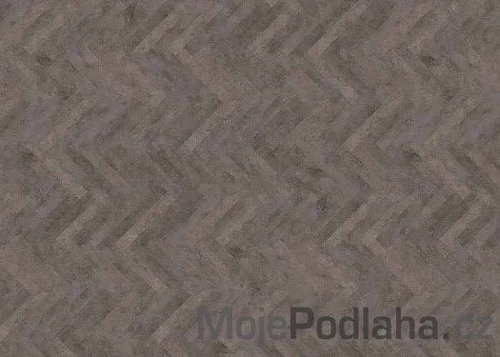 Eko vinylová podlaha lepená Wineo Purline 1000 stone XS Herringbone Urban Concrete Steel