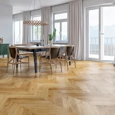 Třívrstvá dřevěná podlaha Alpod Artisan Chevrone Dub Provence