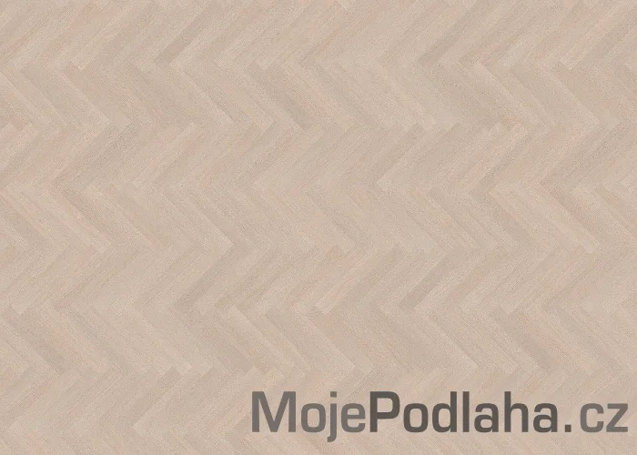 Eko vinylová podlaha lepená Wineo Purline 1000 wood XS Herringbone Calm Oak Bright