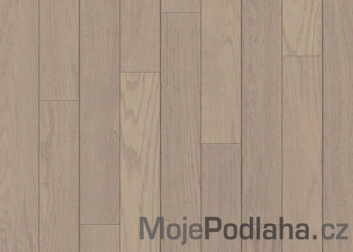 Dvouvrstvá dřevěná podlaha Alpod Style Project 020 Bílý