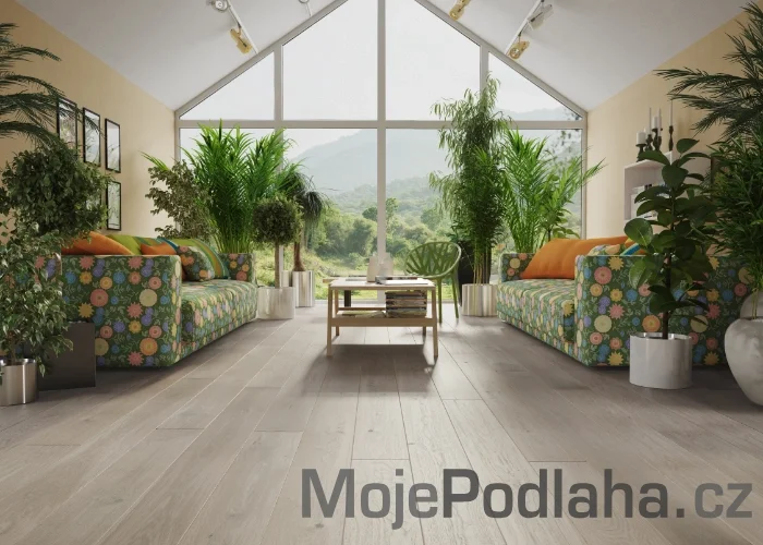 Třívrstvá dřevěná podlaha Barlinek Dub Marzipan Muffin Grande