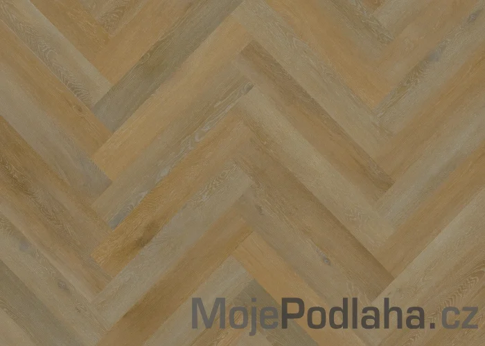 Vinylová podlaha lepená Aspecta Iconic Oak Albano Herringbone