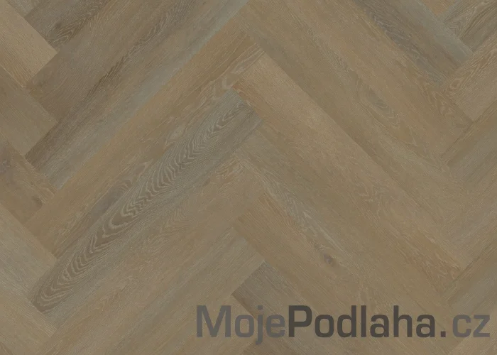 Vinylová podlaha lepená Aspecta Iconic Oak Bolsena Herringbone