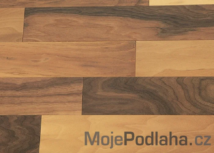 Dvouvrstvá dřevěná podlaha Alpod Heritage Style Project Americký Ořech