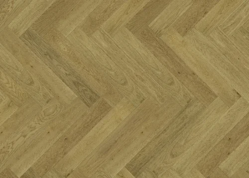 Třívrstvá dřevěná podlaha KPP Château Herringbone Dub Crussol