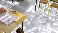 Zátěžová vinylová podlaha Gerflor Taralay Impression Acoustic Happy Number Grey