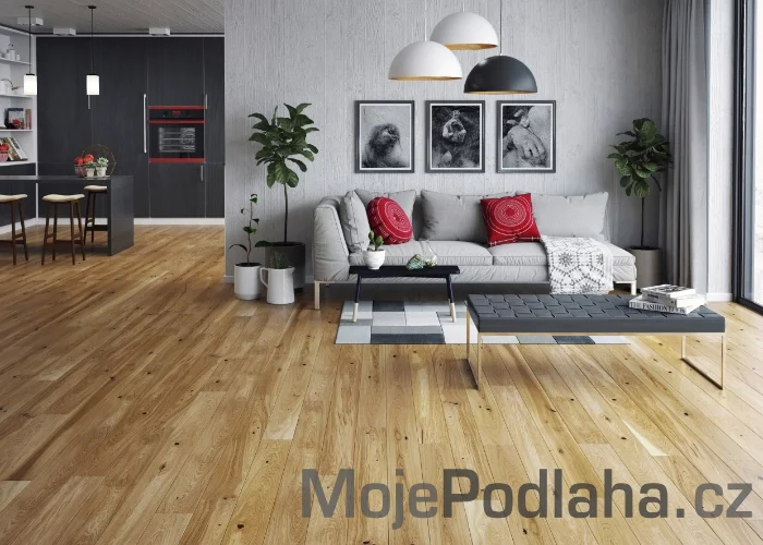 Třívrstvá dřevěná podlaha Barlinek Dub Conchi Piccolo