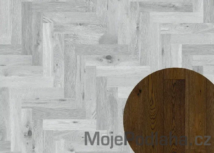 Masivní dřevěná podlaha Esco 022N Gotik