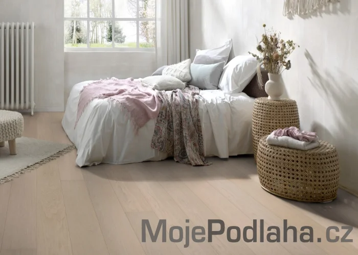 Dýhovaná dřevěná podlaha ParKy Summit Ivory Oak Premium