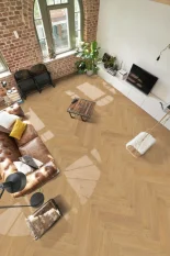 Třívrstvá dřevěná podlaha KPP Château Herringbone Dub Clagny