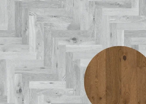 Masivní dřevěná podlaha Esco Kolonial HB 019N Antik Elegance/Superb (20x100)