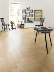 Dýhovaná dřevěná podlaha ParKy Ivory Oak Rustic Light - pravý